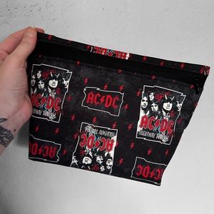 AC⚡️DC zippered makeup bag